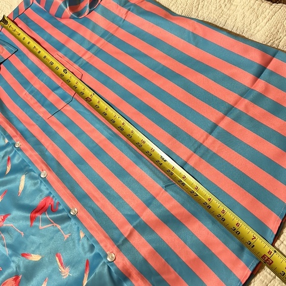 Flamingo Button Down. NWT 3XL, May run small - Picture 6 of 8